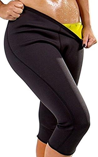 Womens Slimming Workout Trousers Neoprene Thermo Active Shaper Hot Sweat Sauna Pants Capri Yoga Gym Fitness Leggging