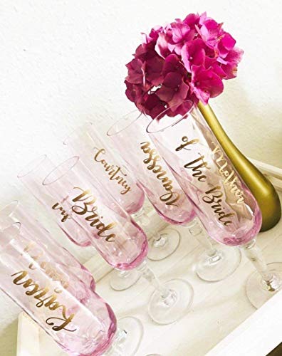 Sticker für Sektglas, Tasse, Coffee to go Becher. - DIY Hochzeit