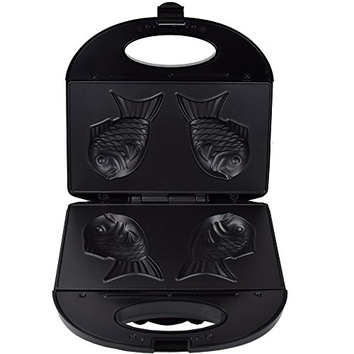 Syntrox Germany FM-750W Taiyaki Maker japanisches Gebäck in Form eines Fisches - 3