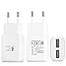 Produktbild USB Ports Ladegerät 2 Häfen Spielraum-Adapter-Ladegerät EU-Stecker-Wand Mehrfache USB, die intelligentes Handy-Gerät für iPhone für Samsung auflädt USB Ladegerät Ladeadapter 2 Ports Netzteile Smart Lade