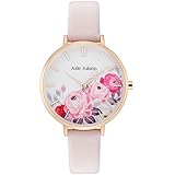 Julie Julsen Damen Analog Quarz Uhr mit Leder Armband JJW11RGL-2