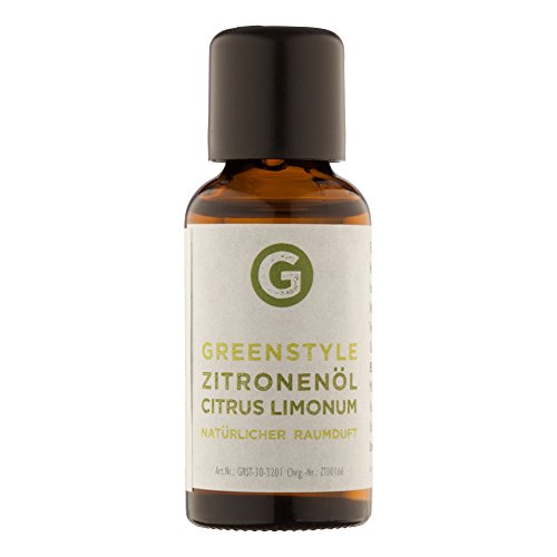Zitronenöl (30ml) - naturreines, ätherisches Zitronenöl von greenstyle