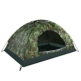 Tienda de Campaña Camuflaje Impermeable Protección UV para 2 Personas