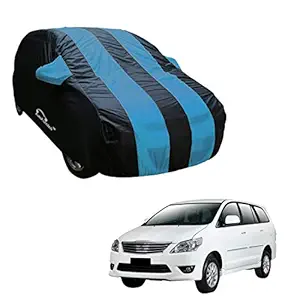 Autofurnish Aqua Stripe Car Body Cover Compatible with Toyota Innova