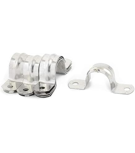 EZ White Snap Clamp – 1-1/2” X 4” Wide, For 1-1/2” PVC Pipe, 20-Pack, High-Temperature Resistant ABS For Tarps, Netting, Greenhouses & Row Covers