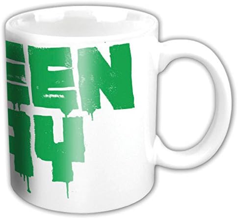 Green Day Logo Green Ceramic Boxed Mug in Gift Box