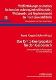 Image de Das Dritte Energiepaket fur den Gasbereich: Deutsch-Englische Textausgabe mit einer Einfuhrung