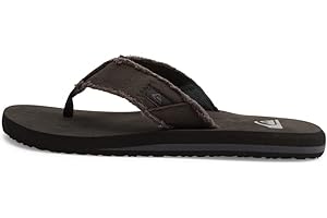 Quiksilver Homme Monkey Abyss - Sandals For Men Tongs, Noir Black Black Brown, 39 EU