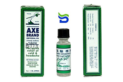 Axe Universal Oil 3ml (Original from Singapore) Pack of 6