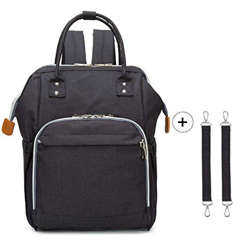 Preisvergleich Produktbild Wemk Deutschland Multifunktions-Wickeltasche für Babys – Hohe Kapazität wasserdicht Reiserucksack Wickeln Windeltasche Baby-Rucksack mit Kinderwagen-Riemen