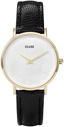 CLUSEWomens Analogue Classic Quartz Watch with Leather Strap CL30048