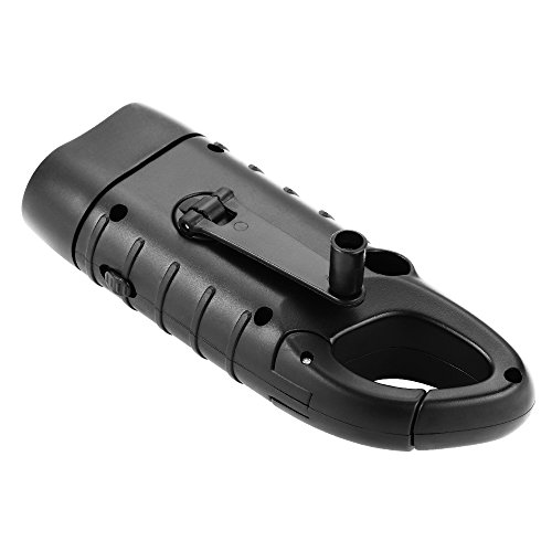 Simpeak LED Taschenlampe Handkurbel Solar Dynamo Karabiner Energie wiederaufladbare Taschenlampe für Camping Klettern Wandern - 5