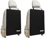 Car Seat Back Protectors By Lebogner - Luxury Kick Mat Seat Covers For The Back Of Your Front Seats 2 Pack, X-Large Auto Back Seat Protector Covers, Perfect Backseat Child Kick Guard Seat Saver