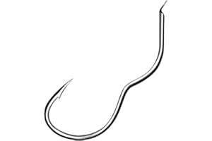 DHAEY SeroNi 12Pcs High Carbon Stahl Automatische Flip Angelhaken Süßwasser 0,5-13# Stacheldraht Einzigen Angelhaken Karpfen Angeln Zubehör (Color : Size 6)