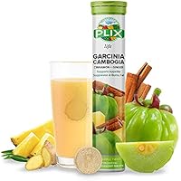 PLIX life Garcinia Cambogia 15 Effervescent Tablets, Advanced Weight Loss Formula, Single Tube