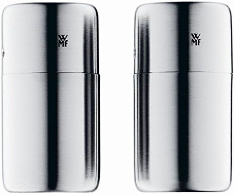 Justcharms WMF Bel Gusto Salt &amp; Pepper Shaker 2-Piece Set 18/10 Matte Stainless Steel