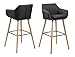 Produktbild NAPOLA Barhocker Eiche/Stoff corsica dunkelgrau 20