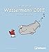 Sternzeichen Wassermann 2018 - Sternzeichenkalender, Horoskop, Postkartenkalender - 16 x 17 cm by