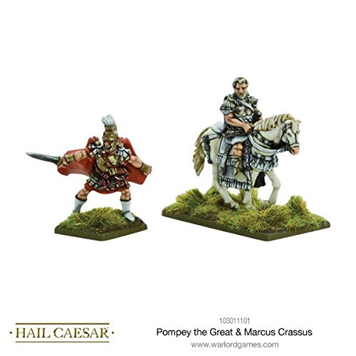 Warlord Games, Pompey the Great & Marcus Crassus, Hail Caesar Wargaming Miniatures