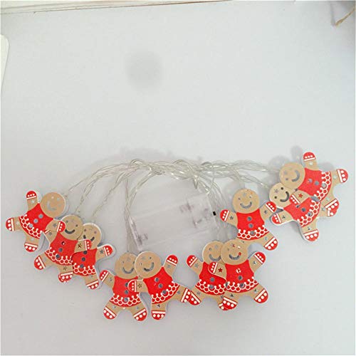 Preisvergleich Produktbild iStary Led Lichterkette Für Innenräume Und Für Draußen Weihnachten Schneemann String Batterie LED Fairy Light Party Decor Lampe Für Party, Garten, Balkon, Weihnachten, Halloween, Hochzeit, Beleuchtu