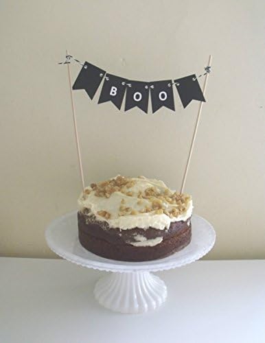 Boo cake topper, Halloween cake bunting