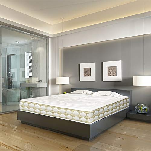 DAGOSTINO HOME ATHENEA - Matelas Memorie de Forme & Ressorts, 105x190x25 cm.