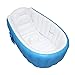 Produktbild Aufblasbare Badewanne, Umweltschutz Pvc zusammenklappbar Einfach zu tragen Kleinkinder und Kleinkinder Übergroße Baby-Waschbecken kann sitzen Liegen Anti-Rutsch-Kind Ordinary Swimming Pool Blau Rosa 98x65x28cm ( Farbe : Blau )