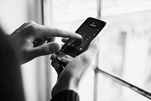 Gigaset SL910 Telefon - Schnurlostelefon / Mobilteil - mit Farbdisplay / Design Telefon / schnurloses Telefon - Freisprechen - schwarz