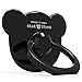 Price comparison product image KoalaGroup® Winnie the ring bracket, Creative Phone Case with Cute Winnie The Ring Holder bracket for iphone6 / 6s 6Plus / 6S Plus & iphone 5se and More (Black)