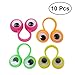 Produktbild BESTOYARD Finger Spielzeug Augen Fingerring Pädagogische Intelligente Finger Spielzeug Finger Spielzeug für Kinder Kinder Geschenk 10 STÜCKE (zufällige Farbe)