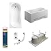 Produktbild bestshop24.eu Exclusive LINE Rechteck Badewanne Acryl Design 140x70 cm mit Schürze Füßen und Ablaufgarnitur GRATIS