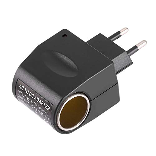 ZengBuks Universel Plastique + Métal 110 V-240 V 50-60 Hz AC à 12 V DC UE Voiture Adaptateur d'alimentation Adaptateur Convertisseur Allume-Cigare