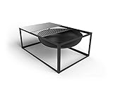 brasero parrilla para mesa precio Diseño funcional: La rejilla y la placa de acero pueden deslizarse fácilmente sobre el fuego con la ayuda de los ganchos