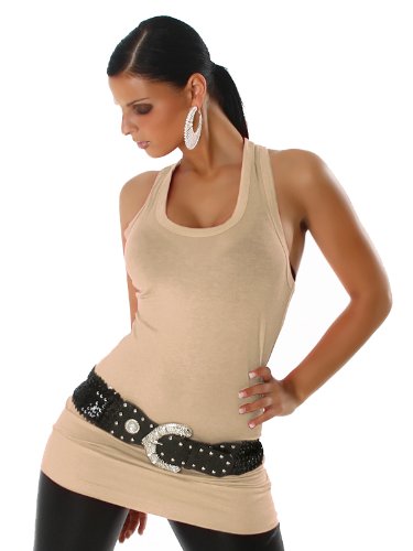 Jela London Baby Girls' Tank Top -  Beige - Beige - One size