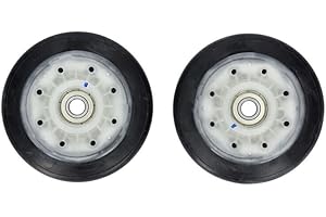 LUTH Premium Profi Parts Laufrolle Set für Trommel kompatibel mit LG AGM75510754 in Trockner 2Stk