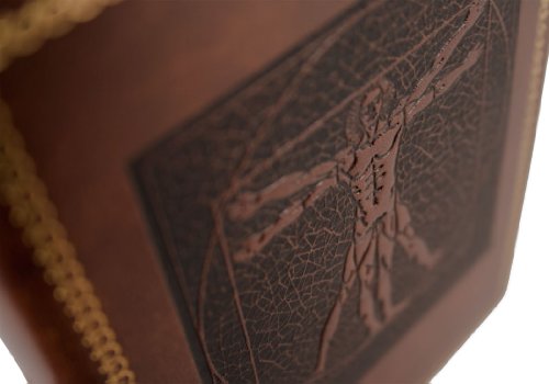 Storia Notizbuch handgefertigt Leonardo Haselnussbraun Small, blanko Seiten (17cm x 13cm x 2cm) - 4