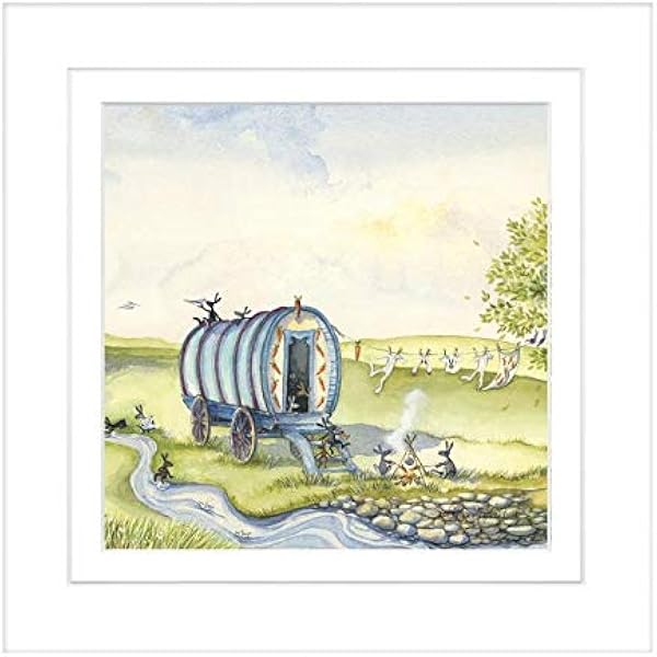 Artko Stunning Small Framed Print Gypsy Caravan Detail I By Catherine J Stephenson Amazon Co Uk Home Kitchen