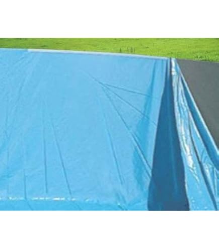 Summer Fun Poolfolie Ersatz Für Ovalbecken 500x300x150cm - 0,6mm Dick Mit Einhängebiese In Adriablau