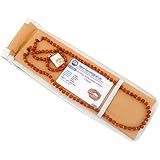 Vimsan Certified Himalaya Rudraksha Mala For All Rashis In 5 Mukhi Rudraksh 7MM 108 Beads For Unisex
