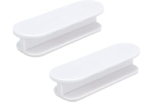 HY HUIJUN 2 Stück Balkontürgriff, Türknauf Türgriff, Mühelos Selbstklebende Türgriffe, Schrankgriffe, Kunststoff Möbelgriff Glastür Fenstergriff