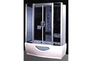 Bagno Italia Cabina idromassaggio con vasca da bagno 167x85 con bluetooth bagno turco box doccia full optional I