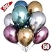 Price comparison product image Balloome Metallic Balloons Chrome Shiny Latex 12 Inch Thicken Balloons 50 Pack for Wedding Party Baby Shower Christmas Birthday Carnival Party Decoration Supplies