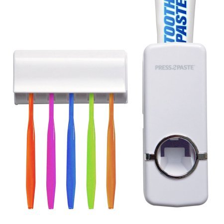 Vishal Toothpaste Dispenser with Toothbrush Holder RS.399 (60.00% Off) - Amazon