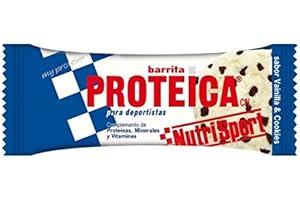 Nutrisport Barrita Proteica 24 x 46g Vainilla y Cookies