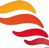 Windspiel, Mobile „Moving Colours“ handgearbeitet aus lackiertem Holz, werkstatt-design… schönes aus werkstätten für behinderte Menschen - 2