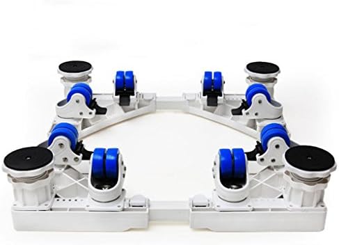 SUBBYE Washing Machine Roller Trolley Washing Machine Base Frame Stent Bracket Refrigerator Air Conditioning Stainless Steel Tube Pulsator Move With Brake Moveable Base ( Color : B )