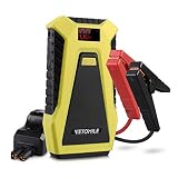 pinzas arranque bateria coche ❤【Capacidad de Batería 12000mAh】Este arrancador con una batería recargable de 12000mAh incorporada, una corriente máxima de 500 A, tiene la mejor velocidad de carga, solo toma 3 horas para una carga complta, para que puedas hacer que un coche vuelva a la vida.