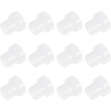 12 Boccole In Nylon Per Alberi 4mm - Manicotti Cuscinetti Flangiati