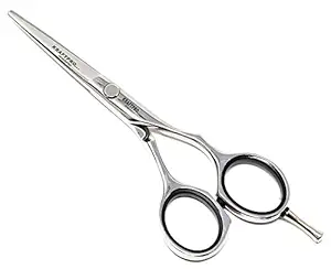 KRAFTPRO SH 6 Professional Salon Barber Scissors for Hair Cutting Scissors for Men Women Stainless Steel with Pouch ll Cleaning Oil/Cloth/Screw