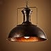 Produktbild Industrial Pendant Light with Rustic Dome/Bowl Arrangement Rost Kronleuchter